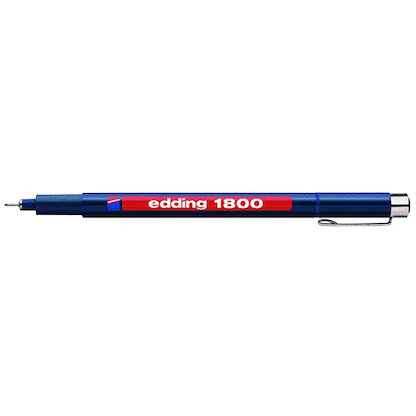 Artikelbild 3 für edding 1800 profipen Fineliner blau 0,25 mm, 1 St., Artikelnummer 603427