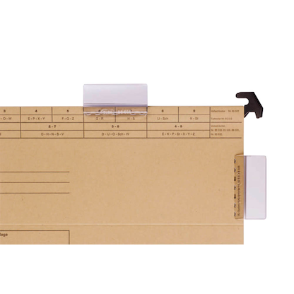 Artikelbild 5 für 50 ELBA Vollsichtreiter transparent, Artikelnummer 131862