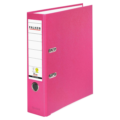 Artikelbild für FALKEN Color Ordner pink Kunststoff 8,0 cm DIN A4, Artikelnummer 872236