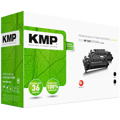 Artikelbild 2 für KMP H-245XD schwarz Toner kompatibel zu HP 26X; Canon 052H(CF226XD; 2200C002), 2er-Set, Artikelnummer 506374