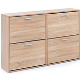 Artikelbild 1 für WOHNLING Schuhschrank, WL5.828 sonoma-eiche 4 Fachböden 120,0 x 24,0 x 81,0 cm, Artikelnummer 907644