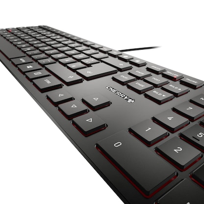 Artikelbild 2 für CHERRY KC 6000 SLIM Tastatur kabelgebunden schwarz, Artikelnummer 570337