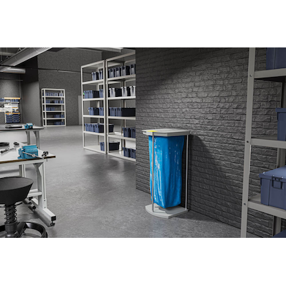 Artikelbild 2 für Hailo ProfiLine MSS XXXL Müllsackständer 120,0 l grau, Artikelnummer 916247