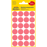 Artikelbild 1 für AVERY Zweckform Klebepunkte leuchtrot Ø 18,0 mm, 96 St., Artikelnummer 750701