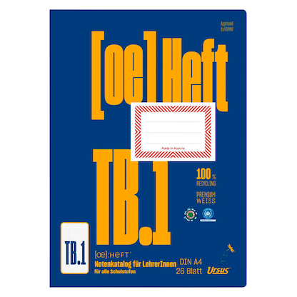 Artikelbild 2 für Ursus Schulheft Lehrer:innen OE Lineatur TB1 liniert DIN A4 ohne Rand, 20 Blatt, Artikelnummer 882813