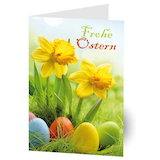 Artikelbild 1 für LUMA Grußkarten Ostern Narzisse mit Ostereier DIN B6, Artikelnummer 263169