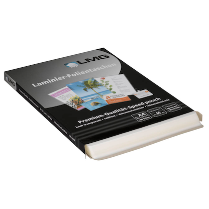 Artikelbild 2 für 100 LMG Laminierfolien glänzend für A4 80 micron, Artikelnummer 257287