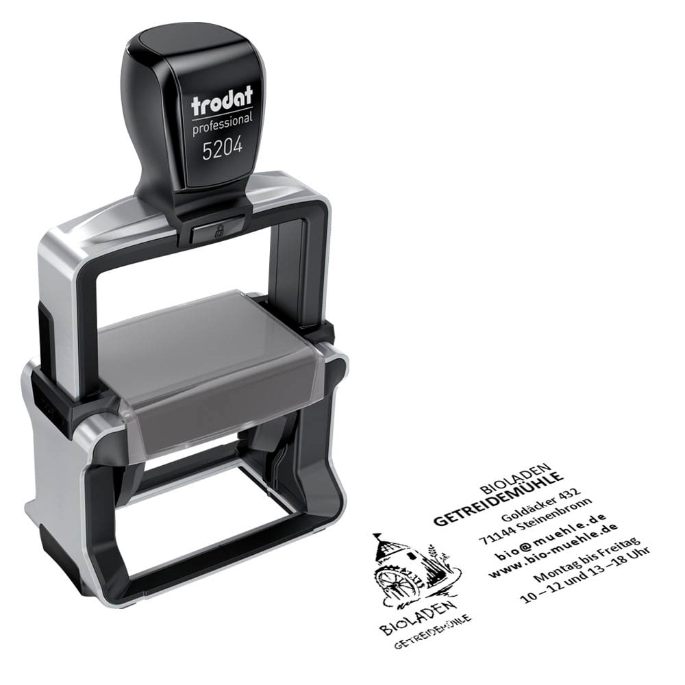 Trodat Datums- und Textstempel individuell Classic 2910 P01 schwarz 795866