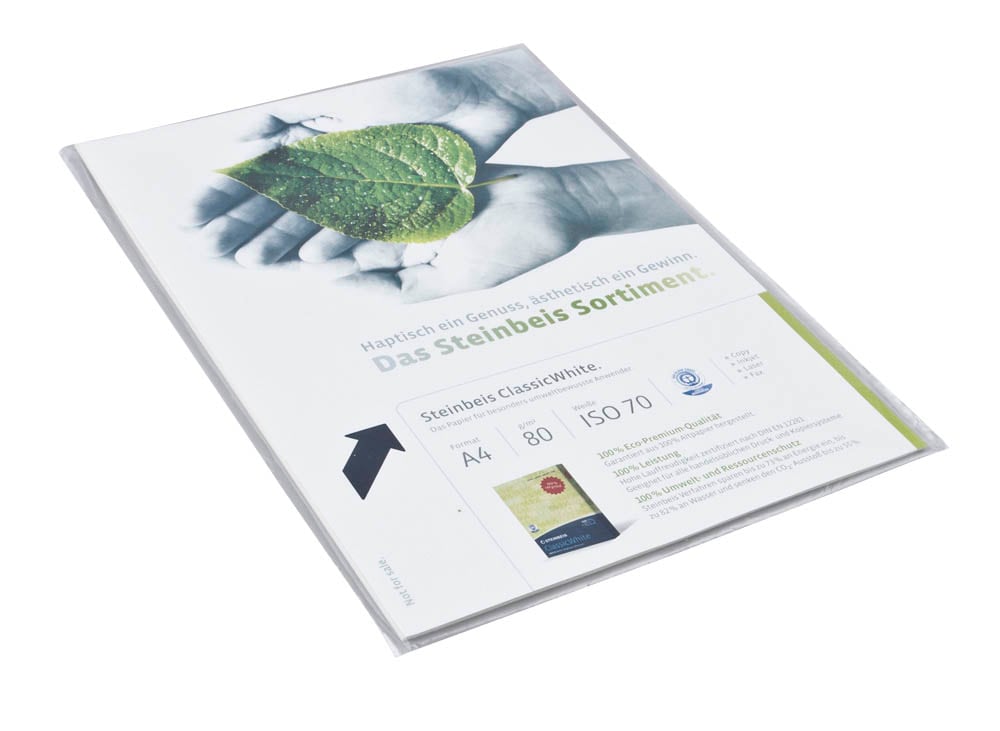 Pigna Notizbücher 2er-Set – Naturblumen-Design, Liniert, 80 G/m² Recyclingpapier, Singer-Bindung