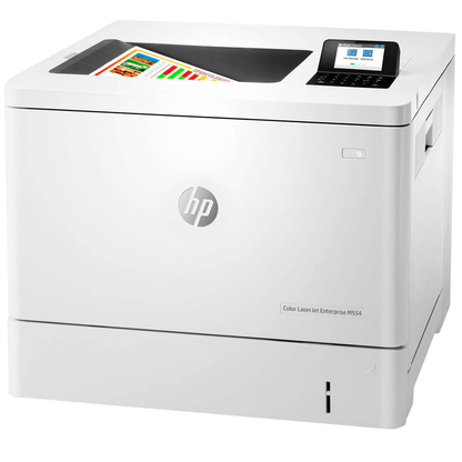 Artikelbild 3 für HP Color LaserJet Enterprise M554dn Farb-Laserdrucker weiß, Artikelnummer 332334