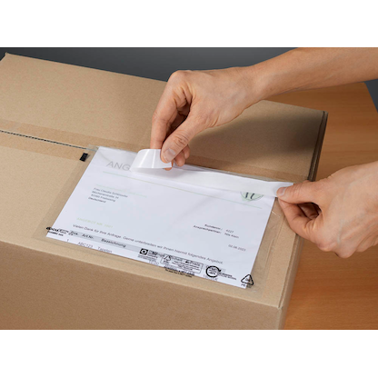 Artikelbild 2 für docuFIX® CLASSIC Lieferscheintaschen eco Kunststoff DIN C5 500 St., Artikelnummer 329411