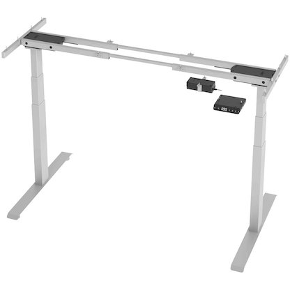 Artikelbild 5 für BaseLite elektrisch höhenverstellbares Schreibtischgestell silber ohne Tischplatte, T-Fuß-Gestell silber 106,5 - 176,5 x 50,0/74,0 cm, Artikelnummer 271108