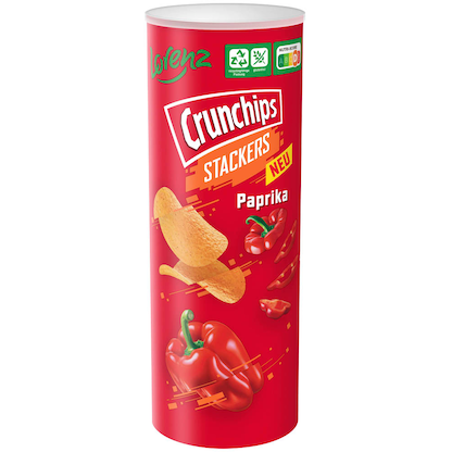 Artikelbild für Crunchips Stackers Paprika Chips 175,0 g, Artikelnummer 691588
