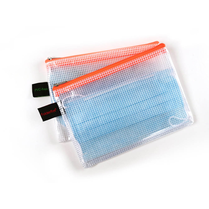 Artikelbild 2 für FolderSys Reißverschlussbeutel transparent/orange 0,15 mm, 1 St., Artikelnummer 641779