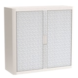 Artikelbild 1 für PAPERFLOW easyOffice Classic Chic Rollladenschrank 60006 2 Fachböden 110,0 x 41,5 x 104,0 cm, Artikelnummer 209716