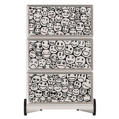 Artikelbild 3 für PAPERFLOW easyBox Business Rollcontainer weiß, bunt 4 Auszüge 39,0 x 43,6 x 64,2 cm, Artikelnummer 215206