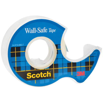 Artikelbild 2 für Scotch Klebefilmabroller Wall-Safe Tape blau, Artikelnummer 477727