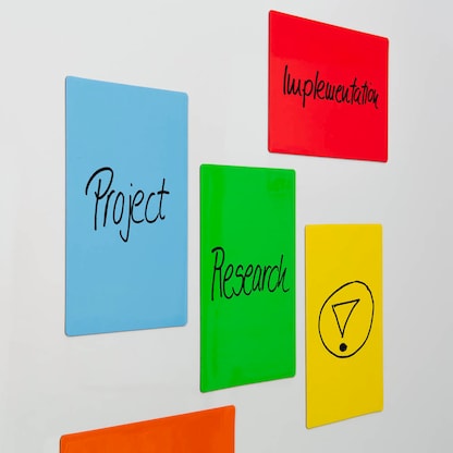 Artikelbild 5 für SIGEL Moderationskarten Magnetic Notes farbsortiert 10,0 x 15,0 cm, 25 St., Artikelnummer 631992