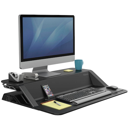 Artikelbild 2 für Fellowes Monitorständer Lotus Sitz-Steh Workstation schwarz, Artikelnummer 385551