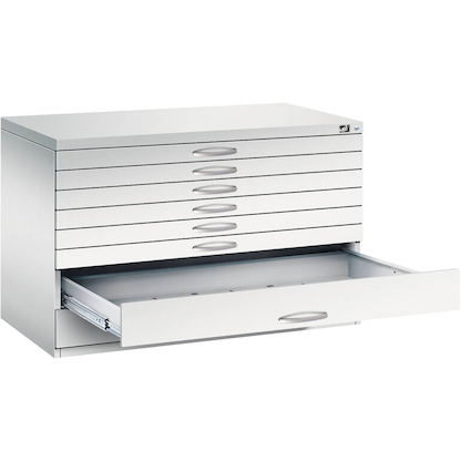 Artikelbild für CP 7100 Planschrank lichtgrau 8 Schubladen 110,0 x 76,5 x 76,0 cm, Artikelnummer 682031