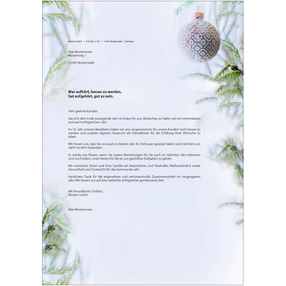 Artikelbild 4 für SIGEL Weihnachtsbriefpapier Winter Mood Motiv DIN A4 90 g/qm 100 Blatt, Artikelnummer 187507