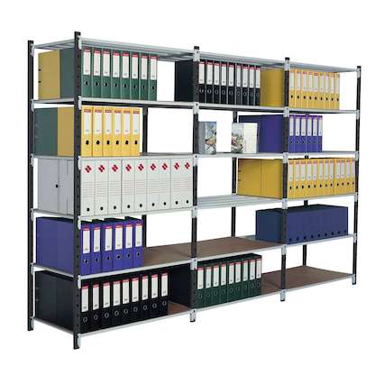 Artikelbild 3 für Manorga Schwerlastregal AAZ2012605NDAB014 lichtgrau, graphitgrau 125,0 x 60,0 x 200,0 cm, Artikelnummer 882882