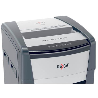 Artikelbild 12 für Rexel XP426+ Aktenvernichter mit Partikelschnitt P-4, 4 x 30 mm, bis 26 Blatt, grau, Artikelnummer 255867