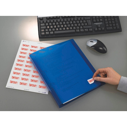 Artikelbild 3 für 4.725 AVERY Zweckform Etiketten L7658-25 weiß 25,4 x 10,0 mm, Artikelnummer 574335