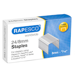 Artikelbild 1 für 1.000 RAPESCO® Heftklammern 24/8, Artikelnummer 620536