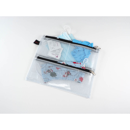 Artikelbild 3 für FolderSys Reißverschlussbeutel transparent/schwarz 0,15 mm, 1 St., Artikelnummer 357343