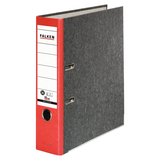 Artikelbild 1 für FALKEN Recycling Ordner rot marmoriert stabile Pappe 8,0 cm DIN A4, Artikelnummer 872251