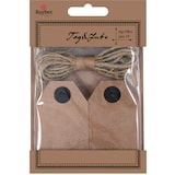 Artikelbild 1 für Rayher Geschenkanhänger braun Tags and Jute 20 St., Artikelnummer 958413
