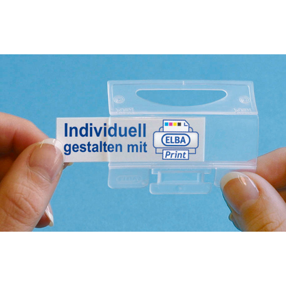 Artikelbild 4 für 25 ELBA Vollsichtreiter vertic transparent, Artikelnummer 443192