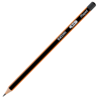 Artikelbild für maped BLACK'PEPS Bleistifte B schwarz/orange, 12 St., Artikelnummer 602920