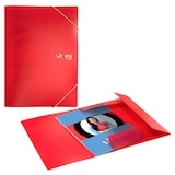 Artikelbild 1 für VON LEITZ Sammelmappe DIN A4 rot, 1 St., Artikelnummer 634989