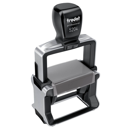Artikelbild 3 für trodat Textstempel, individualisierbar 5204 selbstfärbend schwarz mit Logo, 1 St., Artikelnummer 320965