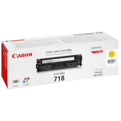 Artikelbild 2 für Canon 718 Y gelb Toner, Artikelnummer 380709