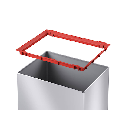 Artikelbild 5 für Hailo Big-Box Swing XL Mülleimer 52,0 l silber, Artikelnummer 467431