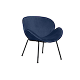 Artikelbild 1 für meet powered by PAPERFLOW Sessel SMILE blau schwarz Stoff, 1 St., Artikelnummer 852147