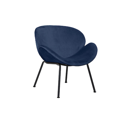 Artikelbild für meet powered by PAPERFLOW Sessel SMILE blau schwarz Stoff, 1 St., Artikelnummer 852147