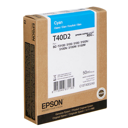 Artikelbild 2 für EPSON T40D240 C cyan Druckerpatrone, Artikelnummer 799655