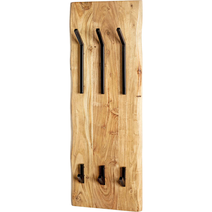 Artikelbild 5 für HAKU Möbel Wandgarderobe 52976 akazie Holz 6 Haken 36,0 x 100,0 cm, Artikelnummer 340259