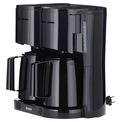Artikelbild 6 für SEVERIN KA9315 Kaffeemaschine schwarz, 2x 8 Tassen, Artikelnummer 977607