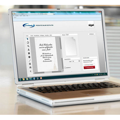 Artikelbild 4 für SIGEL Weihnachtsbriefpapier Golden Tree Motiv DIN A4 90 g/qm 100 Blatt, Artikelnummer 271116