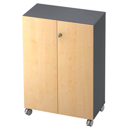 Artikelbild 10 für HAMMERBACHER Aktenschrank Profi, V238T3RA/G/3/SG graphit, ahorn 2 Fachböden 80,0 x 42,0 x 117,2 cm, Artikelnummer 430138