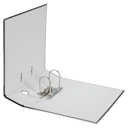 Artikelbild 2 für FALKEN Recycling Ordner schwarz marmoriert Karton 8,0 cm DIN A4, Artikelnummer 872248