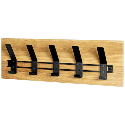 Artikelbild 3 für HAKU Möbel Wandgarderobe 54336 eiche Holz 5 Haken 60,0 x 20,0 cm, Artikelnummer 340418