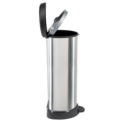 Artikelbild 8 für curver DECOBIN Mülleimer 40,0 l silbermetallic, Artikelnummer 701108