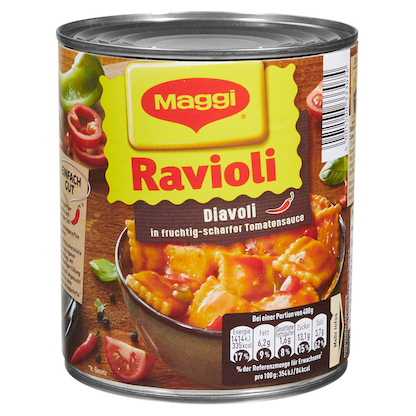 Artikelbild für Maggi® Ravioli Diavoli Fertiggericht 800,0 g, Artikelnummer 195794