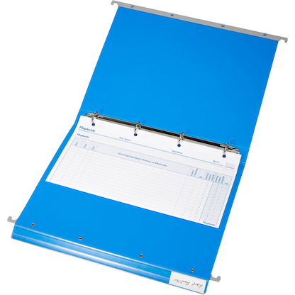 Artikelbild 4 für BOI Patienten-Dokumentations-Hängemappe 4-Ringe Economy Click-Line blau Boden: 3,0 cm, Artikelnummer 666844